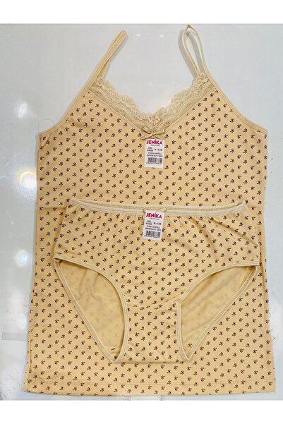 JENİKA Women's Rope Strap Athlete-panty Set of 2