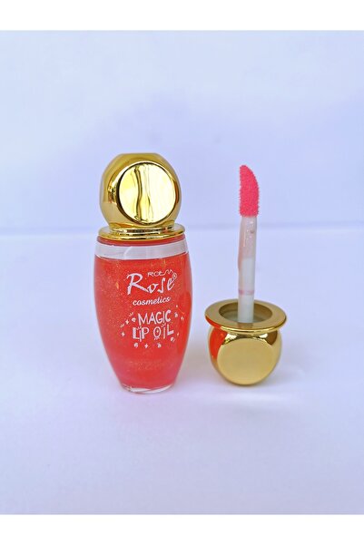 Cosha Beauty Rose Bombeli Simli Dudak Parlatıcı & Magic Lip Oil