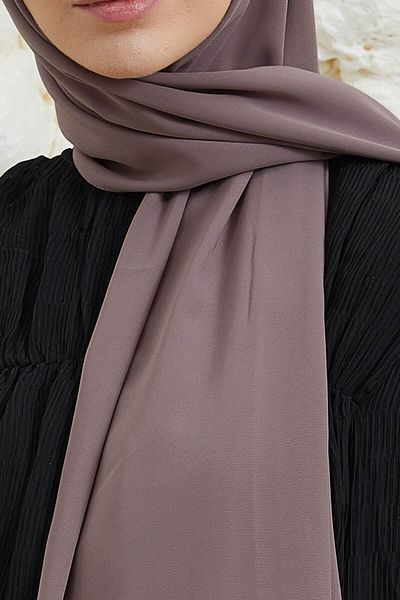 Levidor Γυναικείο ίσιο σάλι Medine Silk Mink