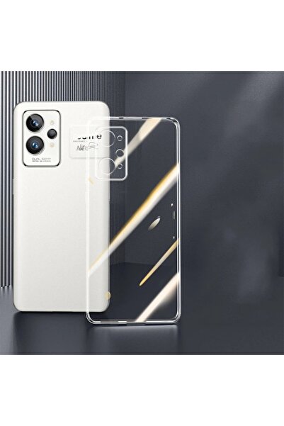Gpack Realme GT2 5G Kılıf Süper Silikon Kamera Korumalı Şeffaf Renksiz