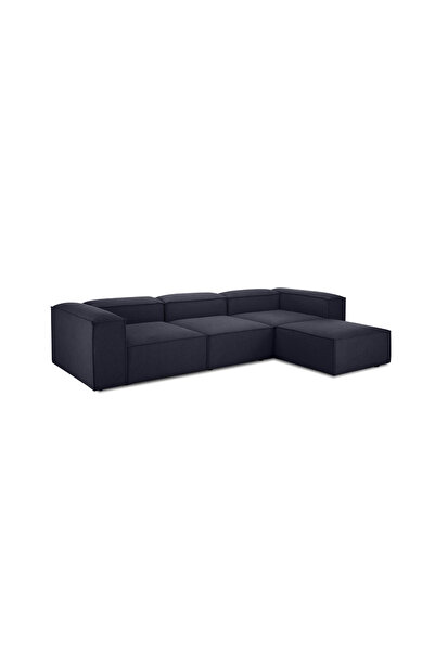 ERİZA Relax Soft 4 Modül Köşe Takımı (KOYU MAVİ) Keten 560