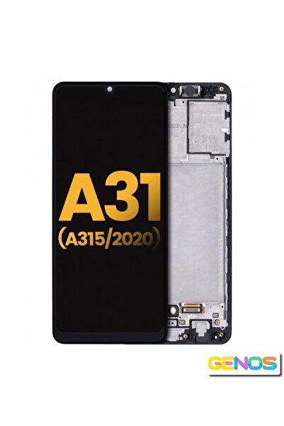 Genos Samsung Galaxy A31 A315 Lcd Ekran Dokunmatik Siyah Çıtalı Oled