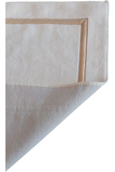ALANUR Royal Jakuar Cotton Bath 2-Pece Σετ Τουαλέτας Κρέμα