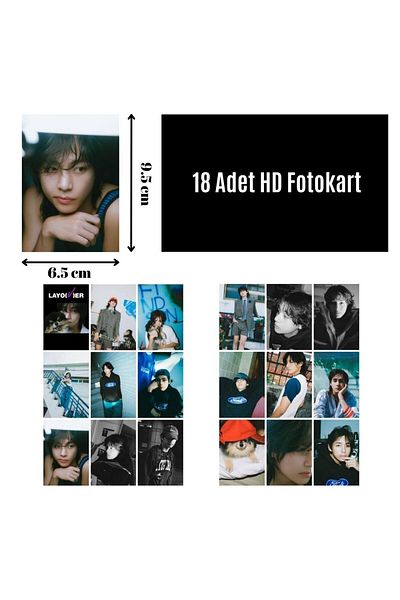 Kpop Dünyasi BTS V ''Layover'' Photocard Set