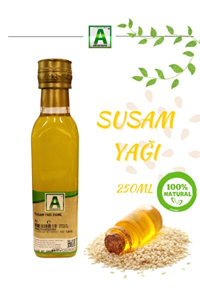 Aktarzane زيت السمسم الطبيعي 250 مل - زيت السمسم