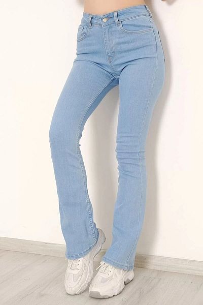 Livik Dilemma Straight Fit Jean Femei Lycra Femei Talie înaltă Pantaloni de denim cu picioare spaniole