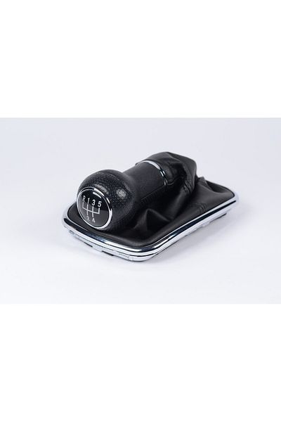 CAROSAR Volkswagen Golf4 Bora Gear - Wide Type Nickel Plated Gasoline Knob and Gaiter
