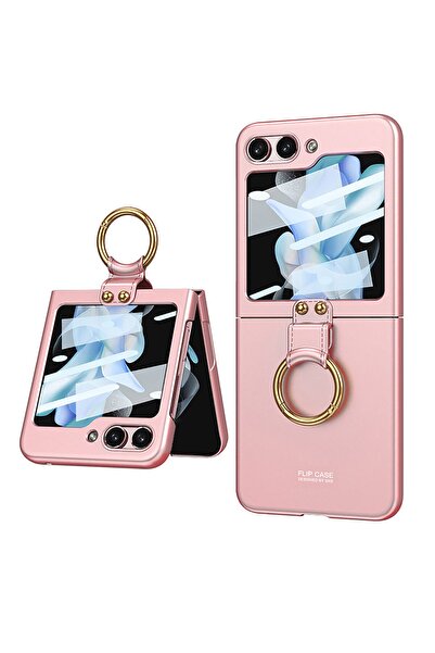 Rivor Samsung Galaxy Z Flip 5 Uyumlu Kılıf Flip Ring Katlanabilir Armour Yüzü...