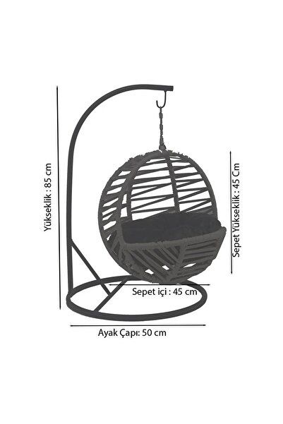 Genel Markalar Kedi Salıncağı ve Yatağı, Yumuşak ve Renkli, 42 cm Yükseklik, Sarı