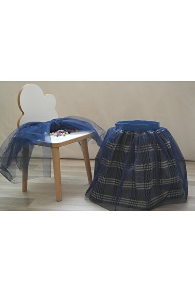 ETSE Handmade Kız Çocuk Kareli Tütü Etek