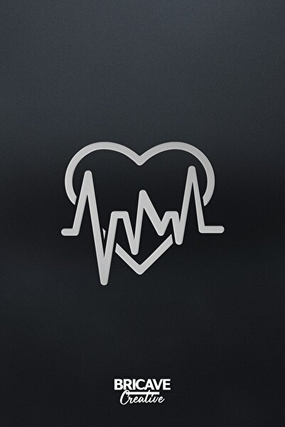 Bricave Kalp Atışı - Doktor ATT Hemşire Araba-Motosiklet Cam Etiket Sticker 1...