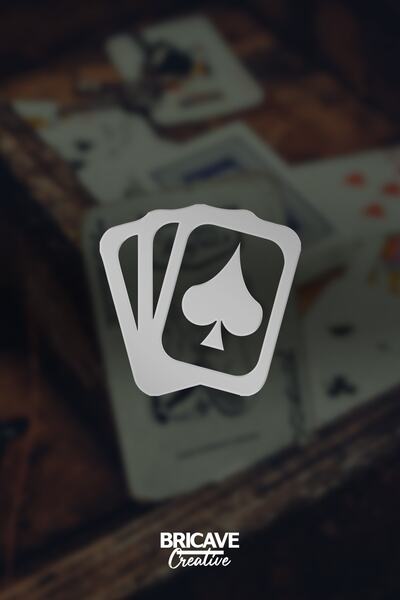 Bricave ملصق بطاقة الجوكر بوكر JDM للسيارة والدراجات النارية على الزجاج الأما...
