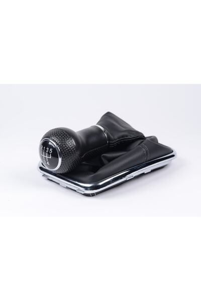 CAROSAR Volkswagen Golf4 Bora Gear Shift Knob and Gaiter - Narrow Type Nickel Plated Diesel