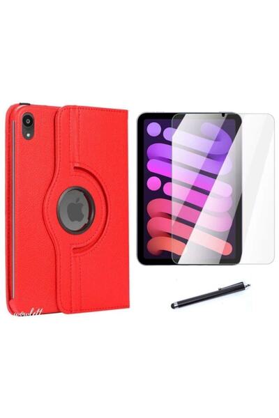 piblue Ipad Mini 7 2024 /mini 6 Döner Standlı Tablet Kılıfı Ekran Koruyucu Ve...