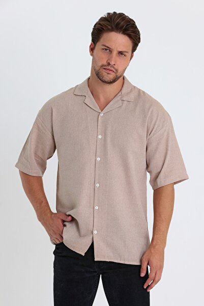 MİRMARONİ Ανδρικό κοντομάνικο πουκάμισο από βαμβάκι New Season