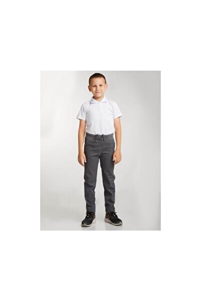 Nacar Beli Lastikli Erkek Çocuk Okul Pantolon