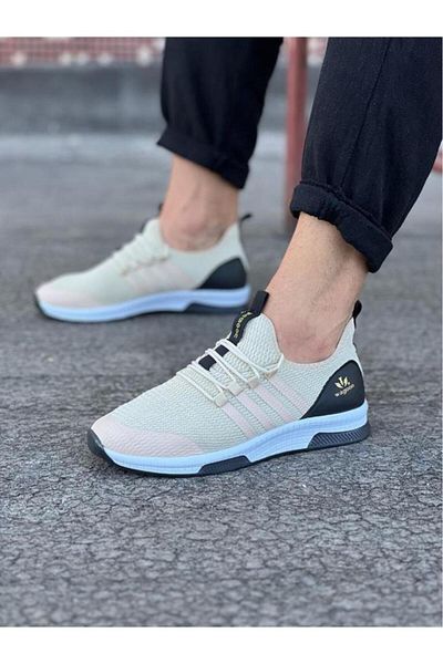BPM Wagoon WG103 Tricotaj bej Pantofi sport pentru bărbați