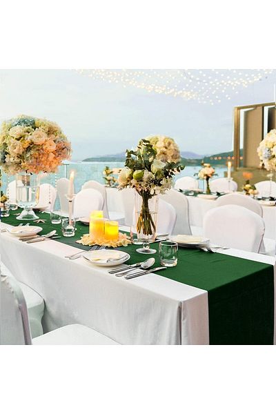 stay home Party Wedding Party Decoration Carefree Black Out Shiny Runner 30 x 130 cm 2 Pieces