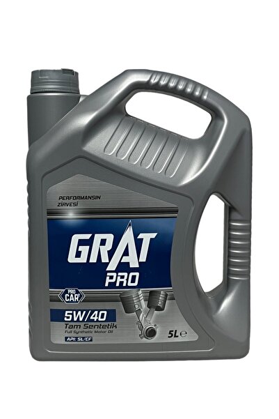 GRAT Pro 5W-40 Tam Sentetik Motor Yağı 5 Litre
