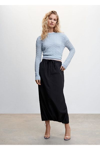 MANGO Woman Pulover tricotat cu model