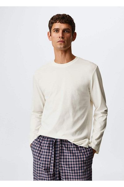 MANGO Man Set pijama lungă