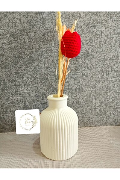 stone powder decorative مزهرية خرسانية مزخرفة إسكندنافية - مزهرية بامباس نسخة...