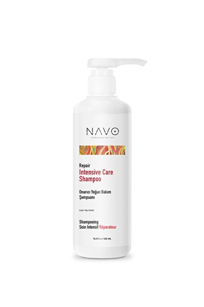 NAVO PROFESSIONAL HAIR CARE Intesive Care Damaged Hair Shampoo for Intensive ...