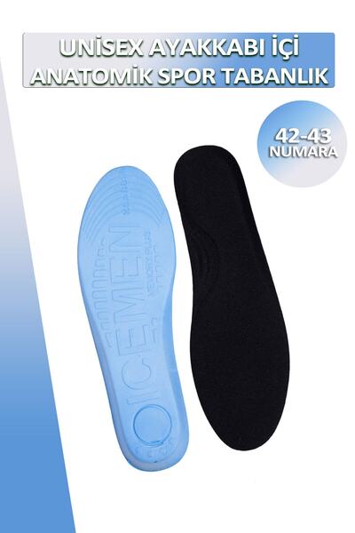 Dopar Bağcık Icemen Unisex Anatomik 42-43 Numara Spor Tabanlık Set