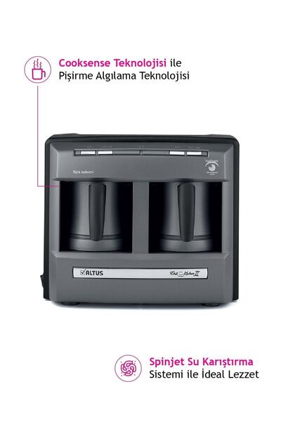 Altus Al 799 Tkm Ikili Türk Kahvesi Makinesi