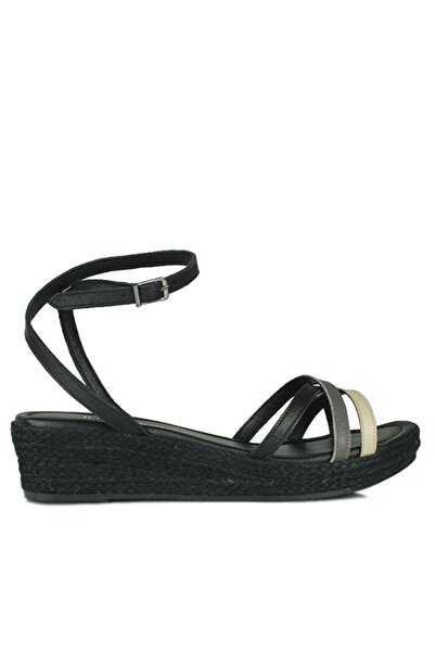 Fitbas 1817 014 Γυναικεία Μαύρα Σανδάλια Παντόφλες μεγάλου και μικρού μεγέθους