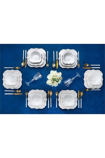 ACAR Porcelain Jasper Dining Set 24 Pieces Lrn-21-0361