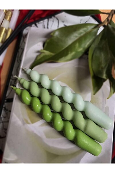 Bu.mum Dekoratif 3'lü Kokulu Burgu Mum Seti