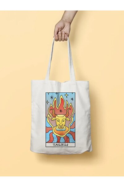 Bikutumutluluk TAROT TAURUS CARD BOX SIGN CLOTH BAG