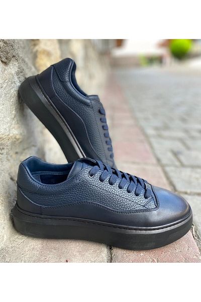 İnci İNCİ ΑΝΔΡΙΚΑ ΔΕΡΜΑΤΙΝΑ ΠΑΠΟΥΤΣΙΑ CASUAL 1477775 BELLO 3PR NAVY BLUE