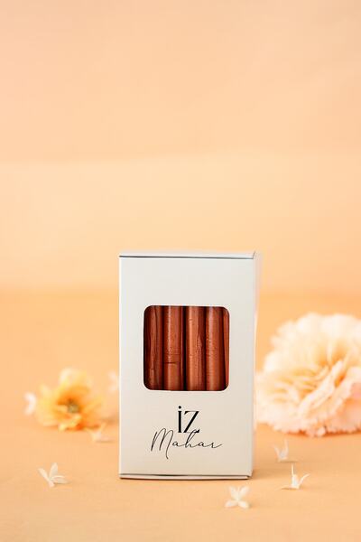 İzMühür شمع الختم البرونزي (12 قطعة)