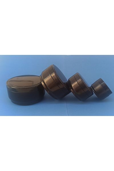 demethome طقم سفر 4 قطع 150-100-50-25 مل علبة كريم مستحضرات تجميل بلاستيكية فارغة
