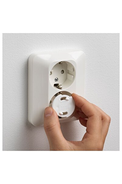 IKEA 12 قطعة قفل مقبس قاعدة القطر: 2.8 سم مجموعة ايكيا 12 قطعة للأطفال مقبس ب...