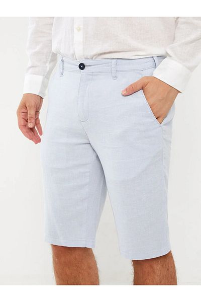 LC Waikiki Pantaloni scurți pentru bărbați, LCWAIKIKI, cu ajustare standard, amestecate de in