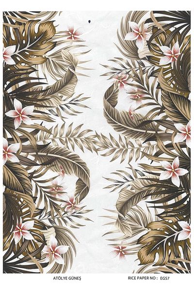 LİNEART LineArt Brass Decopage Paper LA-EGS7