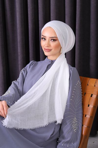shalby Burümcük Shawl Hijab White