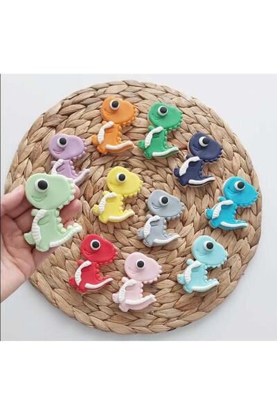 Tatlı Armağanlar Renkli Dinazorlar Butik Kurabiye - 20 Adet