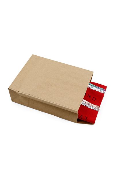 reprodesign Крафт 15 X 20.5 4.5 X 6 Cm 5 броя Крафт плик торбичка с лепило подаръчна торбичка опаковка