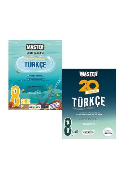 Okyanus Yayınları 8. Sınıf LGS Master Türkçe Soru Bankası + Master Türkçe 20 ...