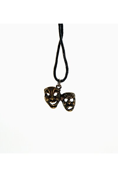 EZG Business نموذج أيقونة المسرح قلادة تصميم سلسلة جلدية