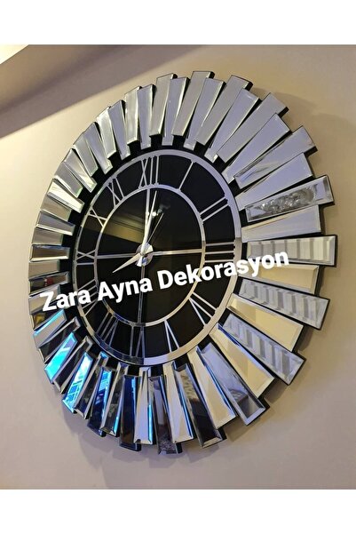 Zara Ayna mobilya Aynalı Piyano Saat