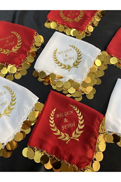 TAN EVENT İsimli Baskılı Halay Mendili,İsimli Halay Mendili,Kına ,Sünnet Düğü...