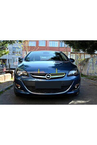 Titiz Krom Aksesuar Opel Astra J Krom Ön Panjur Aksesuarı K Görünümlü 2 Parça...