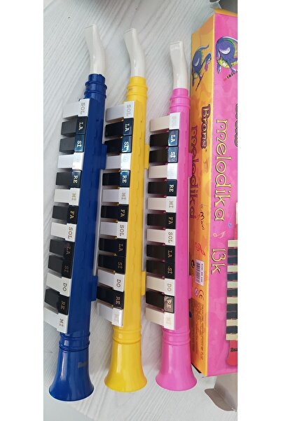 Brons Bronş 13 Tuş Melodika Mavi