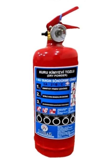 Genel Markalar Yangın Tüpü Söndürücü 1kg 4 Yıl Garantili 2021 Üretim 2025 Tek...