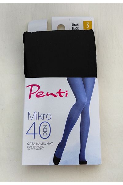 Penti Микро 40 средно дебели матови чорапогащи - черни чорапогащи Penti